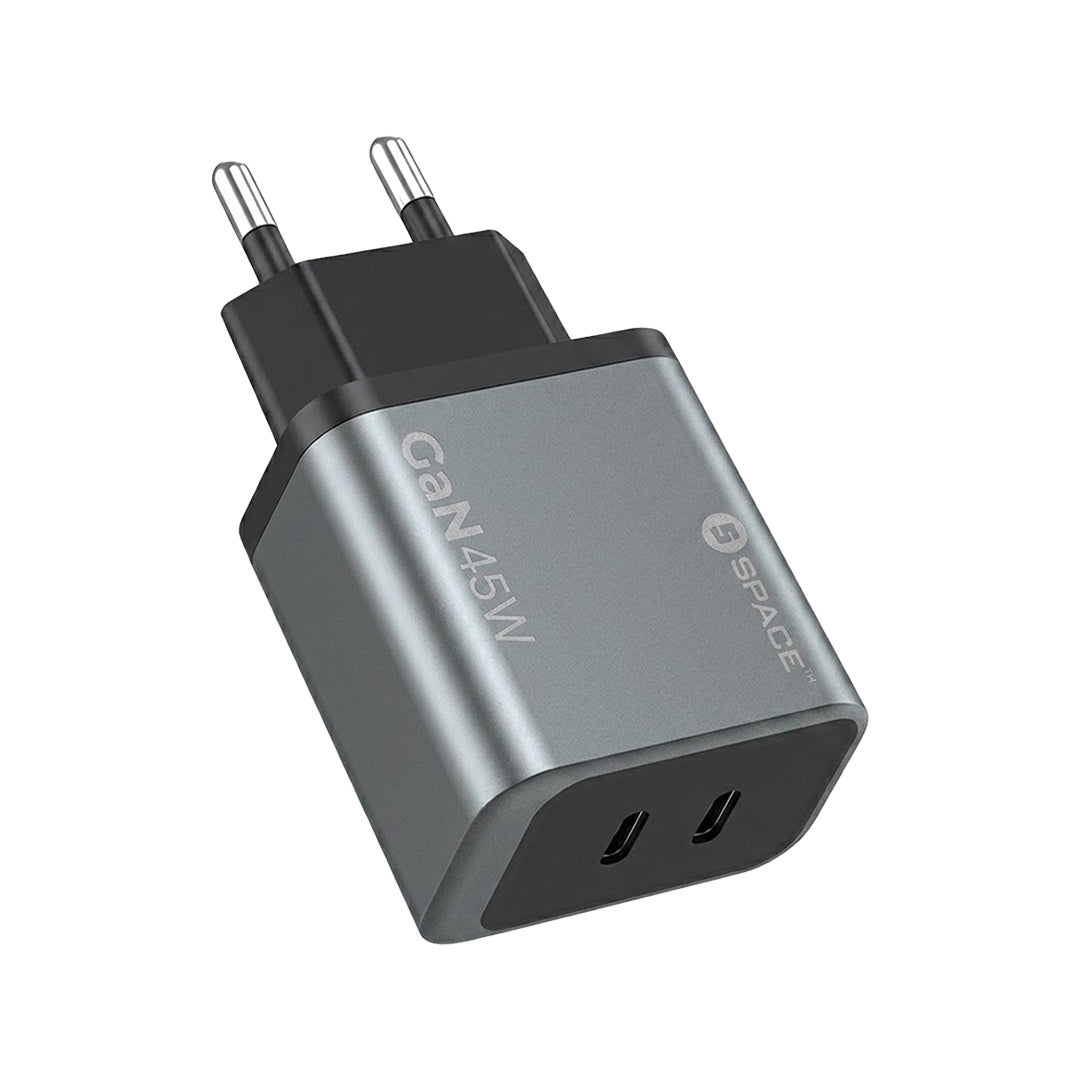 GaN PD + SUPER CHARGE 45Watt WCG-10 (2 Type C Port)