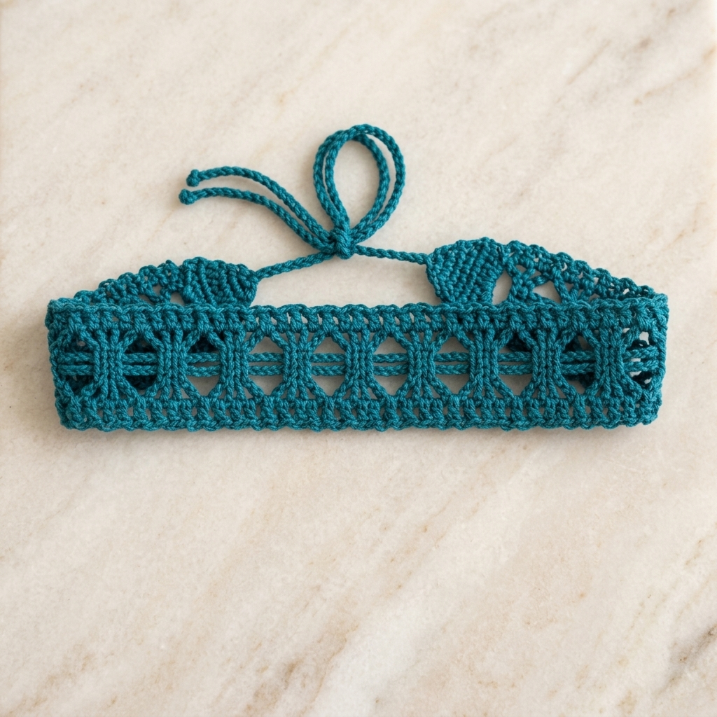 Handmade Crochet Wide Head Band | Headbands for Women
