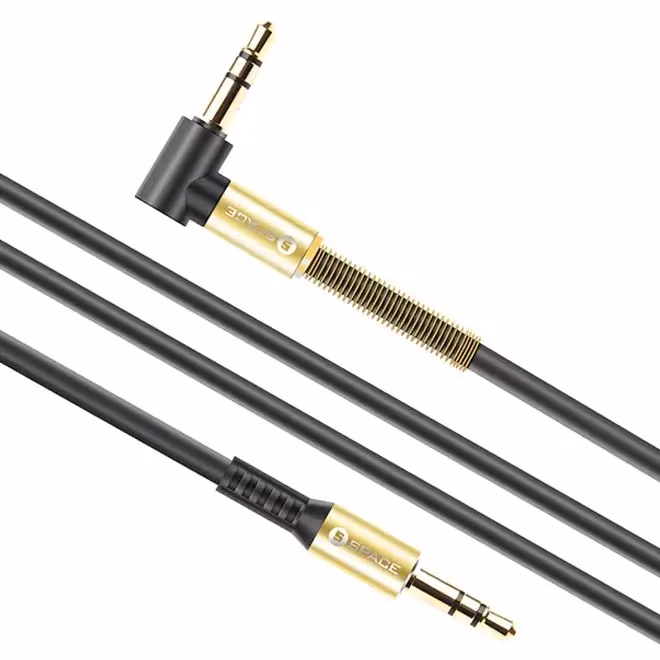 Space Pure Music High-Performance Spring AUX Cable